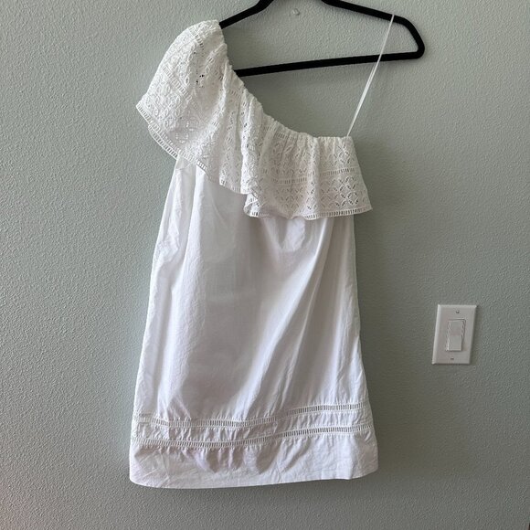 Abercrombie & Fitch Dresses & Skirts - Abercrombie & Fitch White One Shoulder Mini Dress Women's XS